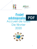 Projet Pédagogique: Accueil de Loisirs de Février 2020