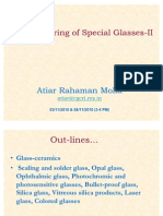 Manufacturing of Special Glasses-II PDF