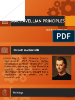 DIMATULAC Week 3 Report On Machavellian Principles