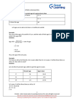 Cheat Sheets - Ages