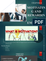 Chapter 11 - Motivating and Rewarding Employees