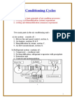 Air Conditioning Cycles: Objects