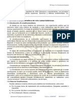 La Constitución Española de 1978: Características. 1.1. Introducción: El Constitucionalismo