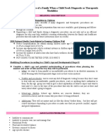 Problem No. 2: Nursing Care of A Family When A Child Needs Diagnostic or Therapeutic Modalities