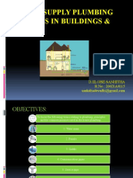 Water Supply Plumbing Systems in Buildings & Houses: D.Eloise Sanhitha R.No: 20021A0115