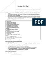 Inquiries - Capstone - Research Instruments