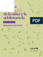 Análisis de Situación de La Niñez y La Adolescencia en Argentina (SITAN)