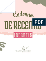 Caderno de Receitas Infantis