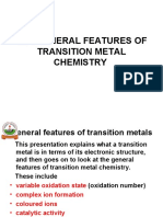 Transition Metal Chemistry