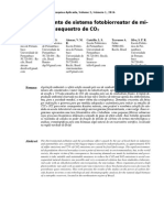 Desenvolvimento de Sistema Fotobiorreator de Mi-Croalgas para Sequestro de CO