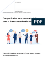 Competências Interpessoais - A Chave para o Sucesso Na Gestão de Pessoas - CEGESP