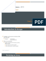 Arrays and Structures in CPP