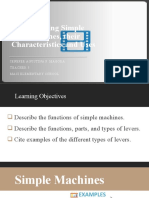 Describing Simple Machines, Their Characteristics and Uses