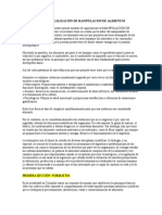 Curso Actualización de Manipulacion de Alimentos