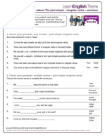 Gs Past Simple Irregular - Exercises 1