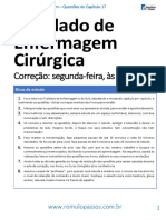 Simulado de Enfermagem Cirurgica