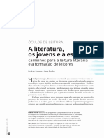 ROCHA A Literatura, Os Jovens e A Escola, Caminhos para A Leitura Literária e A Formação de Leitores