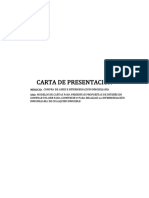 Carta de Presentación