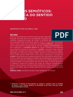 Estudos Semióticos: em Busca Do Sentido Perdido: Resumo