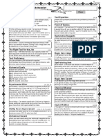 Dungeons & Dragons Artificer Character Sheet