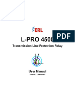 L-PRO 4500: Transmission Line Protection Relay