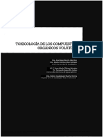 Toxicología de Los Compuestos Orgánicos Volátiles: Dra. Ana Rosa Rincón Sánchez Dra. María Cristina Islas Carbajal