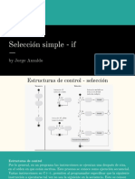 Selección Simple - If: by Jorge Anzaldo