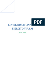 Ley de Disciplina Del Ejército Y F.A.M