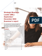 SBL SD22 Examiner Report