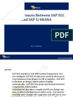 Key Differences Between SAP ECC and SAP S/4HANA