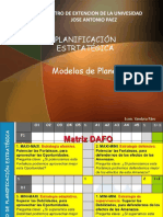 Modelos de Planes: Planificación Estrtatégica