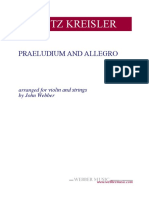 Fritz Kreisler: Praeludium and Allegro