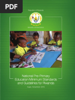 Pre-Primary Education Minimum Standards English Version