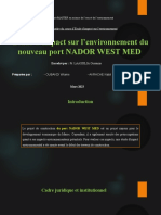 Etude D'impact Sur L'environnement Du Nouveau Port NADOR WEST MED