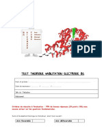 TEST THEORIQUE HABILITATION ELECTRIQUE Janvier 2021