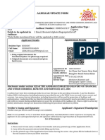 Aadhaar Application Form