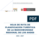 Hoja de Ruta de Planificación Turística MRDLA 2022