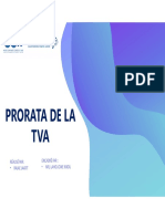 Prorata Sur La Tva Presentation Definitive