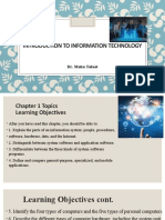 Introduction To Information Technology