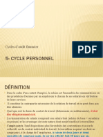 5-Cycle Personnel: Cycles D'audit Financier