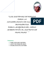 "Los Sistemas de Riegos para La Conservacion de Cultivos, Biohuertos para Lamejora Del Medio Ambiente en El Distrito de Hualhuas