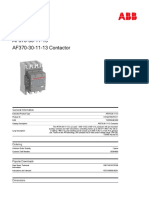 1SFL607002R1311 Af370 30 11 13 Contactor