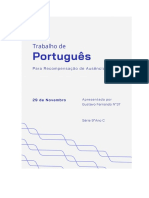 Trabalho de Portugues