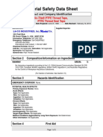 Material Safety Data Sheet: Markal