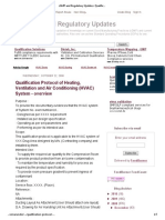 Qualification Protocol of Heating, Ventilation and Air Conditioning (HVAC) System - Overview