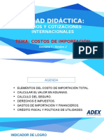 Sem1 - Ses2 - Precios y Cotizaciones Internacionales Tema - Costos de Importación