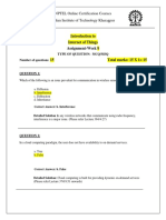 Introduction To Internet of Things Assignment-Week 8