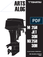 Parts Catalog 2013: M 25H MX25H JET 30H 30H