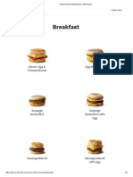 McDonald's Breakfast Menu - McDonald's