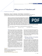 Inclusions in Melting Process of Titanium and Titanium Alloys